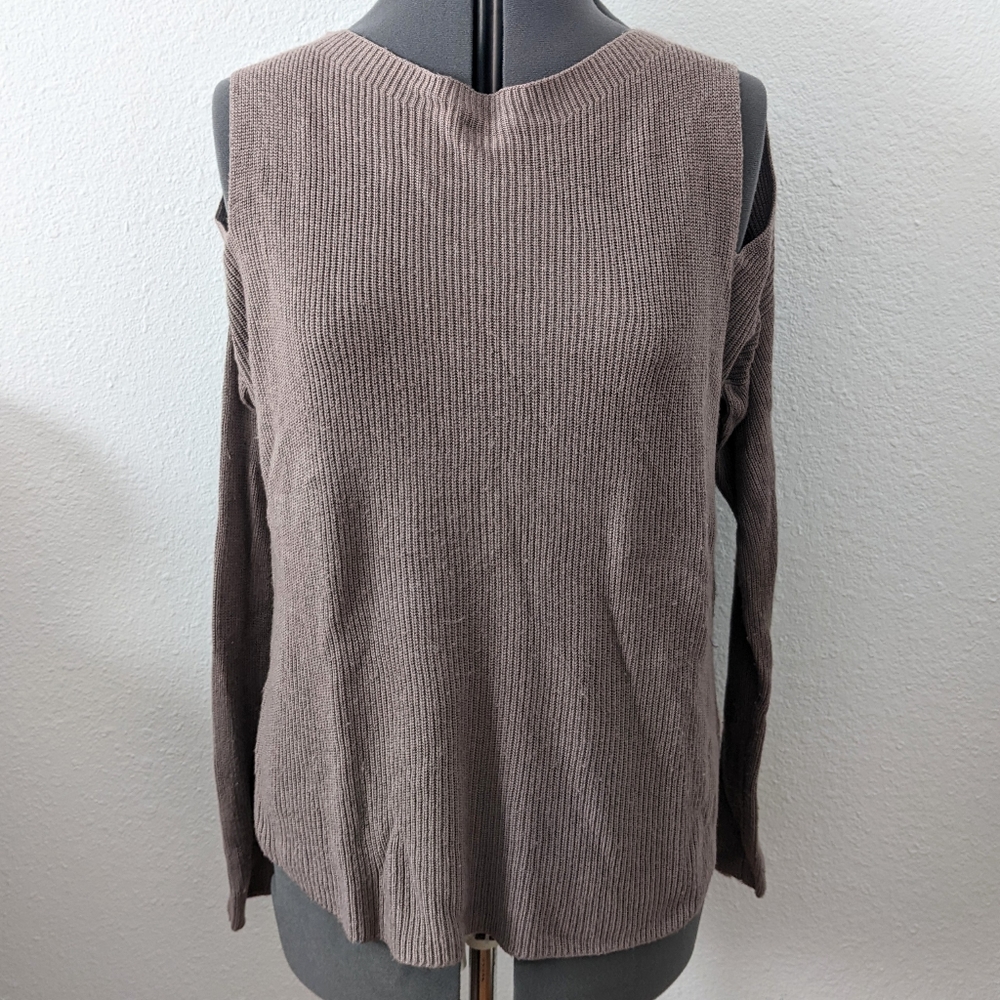Shoulder Cut Out Sweater